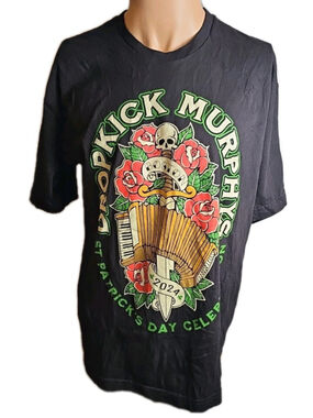 Dropkick Murphys St. Patrick’s Day Celebration 2024 Shirt L Double Sided USAMade